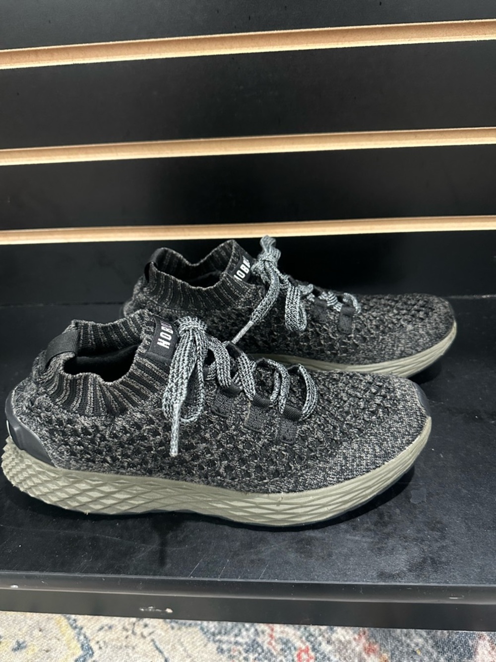 NOBULL Black Knit Slip-On Trainer